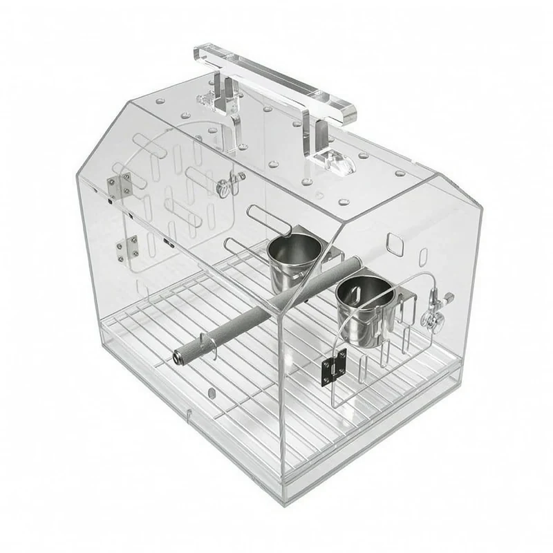 Transport cage with removable tray Avian Adventures bird cage